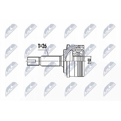 Nty Gelenksatz, Antriebswelle [Hersteller-Nr. NPZ-TY-105] für Toyota Image