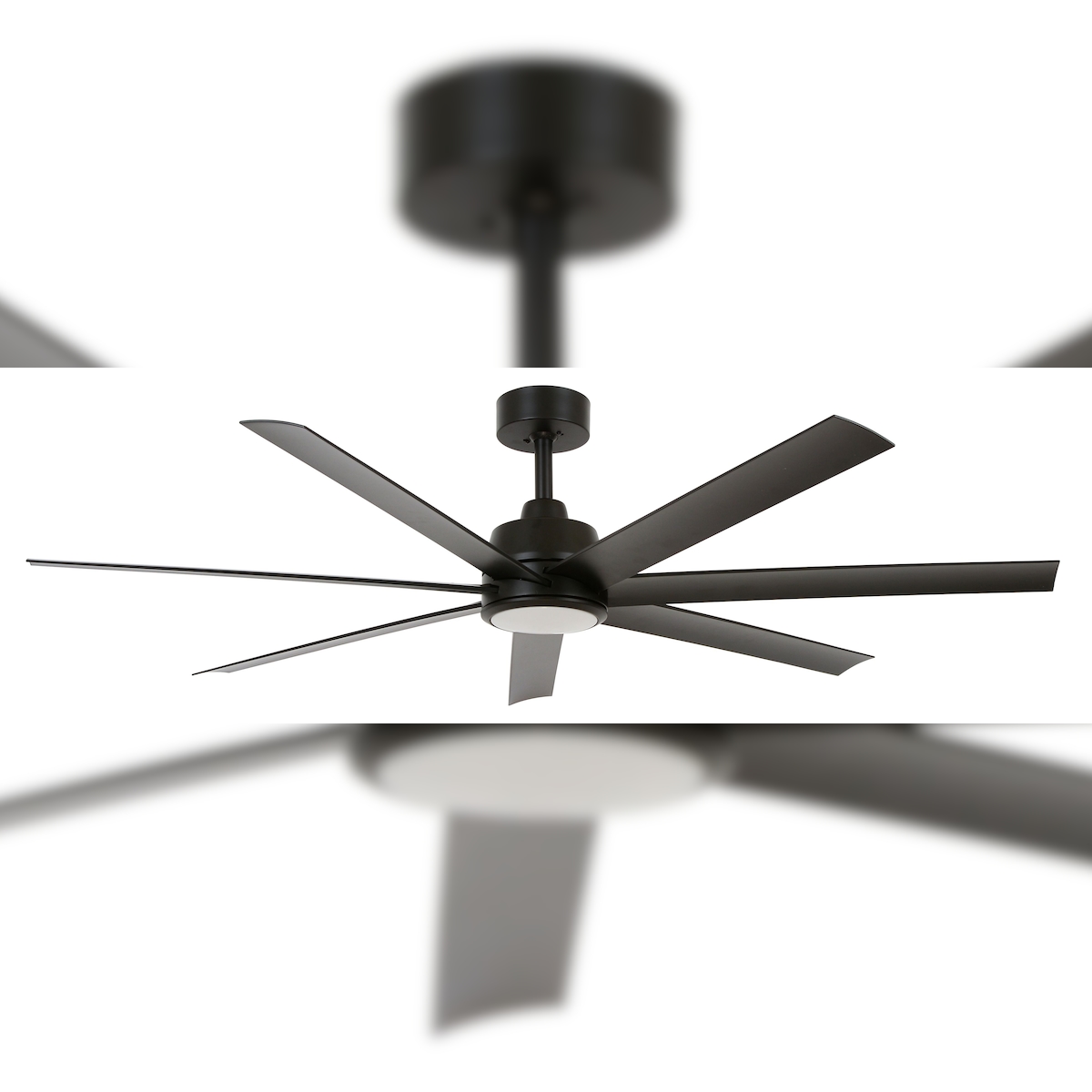 Lucci DC Deckenventilator Atlanta Schwarz mit LED 142 Image