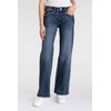 5-Pocket-Jeans HERRLICHER "Prime New Denim Comfort", Damen, Gr. 31, Länge 34, blau (snake blau), Denim/Jeans, Obermaterial: 98% Baumwolle, 2% Elasthan, casual, Jeans, mit Spitzbund hinten
