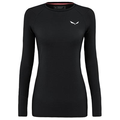 Salewa - Women's Cristallo Warm AMR L/S Tee - Merinounterwäsche Gr 42 schwarz Image