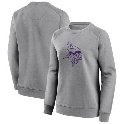 Minnesota Vikings Rundhals-Sweatshirt mit Mono-Logo und Grafik – Damen Image