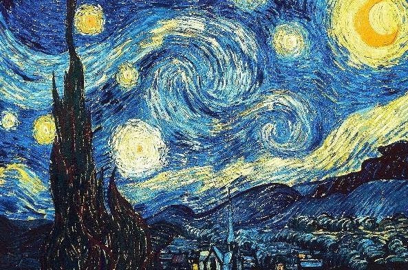 Puzzle en bois pour adultes, 50 pièces de Nautilus Puzzles - Puzzles Nuit étoilée, Puzzles Van Gogh, Mini puzzles fantaisistes, Art célèbre
