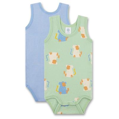 Sanetta - Kid's DP Body Sleeveless 324629+324630 - Alltagsunterwäsche Gr 98 grün Image