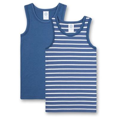 Sanetta - Kid's DP Shirt 335110+335113 - Alltagsunterwäsche Gr 140 blau