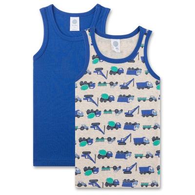 Sanetta - Kid's DP Shirt 336927+336928 - Alltagsunterwäsche Gr 128 blau Image