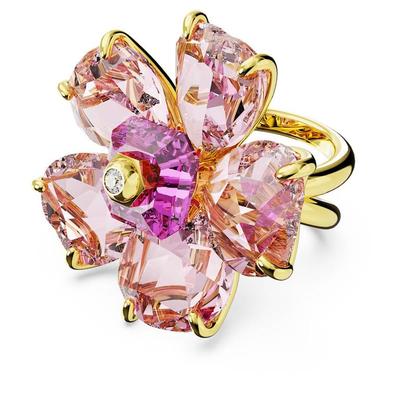 Idyllia Cocktail Ring - Pink - Swarovski Rings