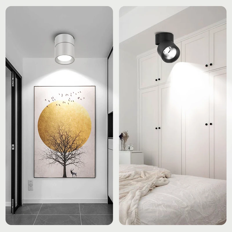 Faltbare Scheinwerfer führte 220v Raum dekoration faltbare Decke Kronleuchter Innen Schlafzimmer Badezimmer Straßen tür Down light 15w