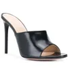 Sexy Hausschuhe High Heels Pantoletten Sommer Party Schuhe Outdoor Marke Designer Rutschen Damen Schwarz Rose Nude Flip Flops Große Größe 45