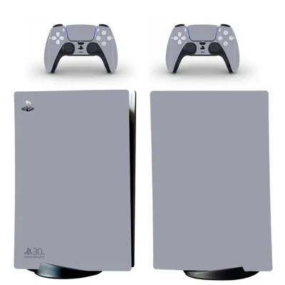 30. Jahrestag klassische graue Farbe PS5 Digital Skin Sticker Aufkleber Cover für Konsole und Image