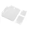 Anti Kratzer Fall für Nintendo 2DS Gaming Konsole Transparent Kunststoff Schützende Harte Fall Abdeckung Shell + Anti Staub Film Set