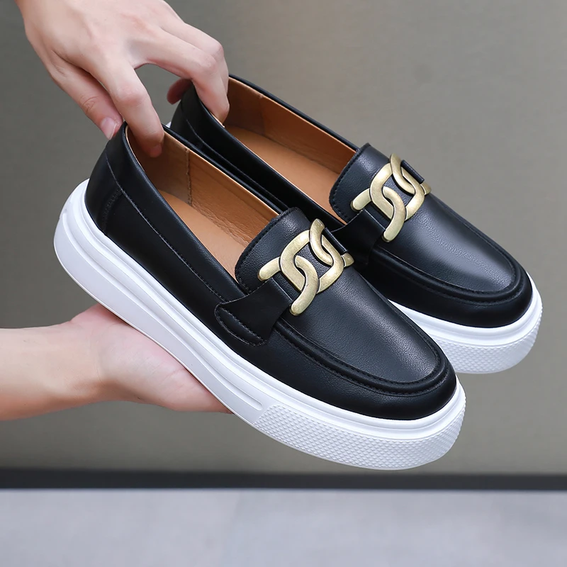 Heißer Verkauf Paar Leder Casual Schuhe Qualität Schwarz Slip-on Schuhe Männer Frauen Müßiggänger Beige Mokassin für Männer Elegante männer Schuhe