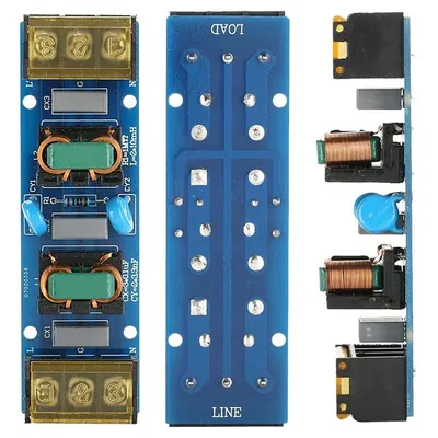 25A Power Supply Filter EMI High Frequency 2 Stage Power Supply EMI Filter Low-pass Filter Board for