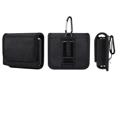 Flip Phone Pouch Waist Holster Case with Belt Clip Cover for Samsung Z Flip 6 5 4 3 2,Motorola Razr/50/40 Ultra with Card Slot