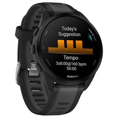 Garmin Forefunner 165 GPS Smartwatch - Black/Slate Gray 43mm