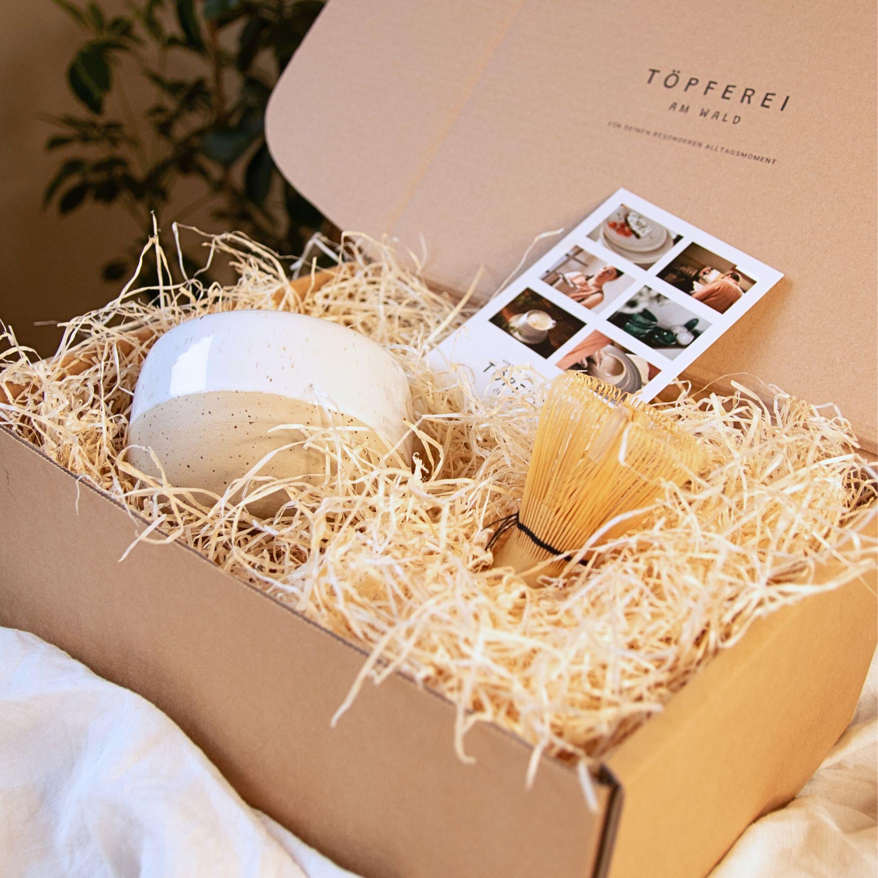 Set regalo Matcha // Set di accessori per il tè Matcha // Frusta e ciotola per Matcha // Set di ciotole per Matcha // Fatto a mano in Germania - Ceram