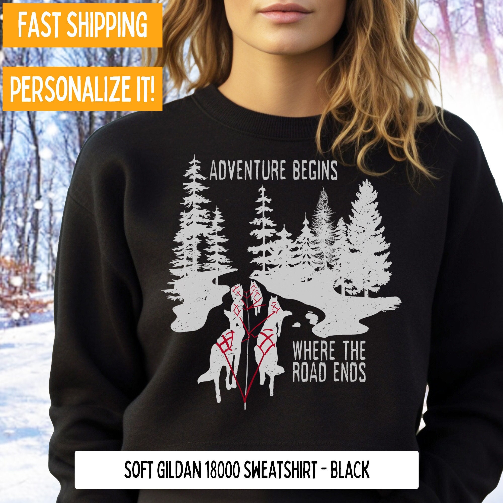 Felpa da slitta trainata da cani per il regalo di Mushing del cane da slitta per l'amante dell'Alaskan Husky Camicia Mushing urbano T-shirt Wanderlust