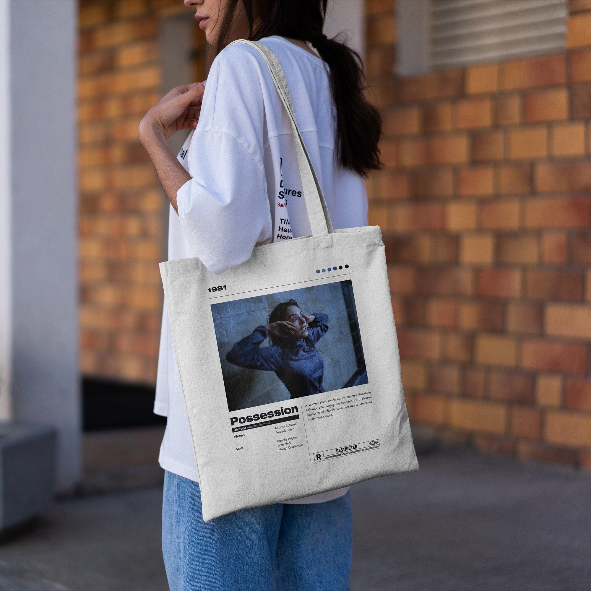 Borsa di possesso / Borsa di film / Borsa di cotone / Borsa di tela / Borsa estetica / Borsa della spesa / Borsa ecologica / Borsa a tracolla