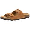 Pantolette LICO "Pantolette Alvaro", Gr. 42, braun, Leder, Schuhe