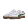 Sneaker PUMA "PUMA Club II Era Sneakers Erwachsene", Gr. 48, weiß (weiß archive grün gum beige), Obermaterial: Kuhleder, Synthetik; Futter: Textil, Synthetik; Innensohle: Textil; Laufsohle: Gummi, Schuhe