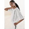 T-Shirt FRENCH CONNECTION, Damen, Gr. 44/46, weiß, Obermaterial: 100% Baumwolle, unifarben, sportlich, bequem hüftlang, Rundhals, Halbarm weit normaler Saum, Shirts, mit weiten Ärmeln und Logodruck