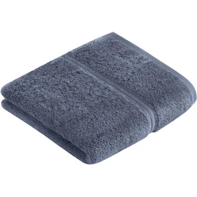 Handtuch VOSSEN "Belief", blau (nepal), B:50cm L:100cm, Webfrottier, Obermaterial: 100% Baumwolle, Handtücher (Packung), Chenille-Struktur Image