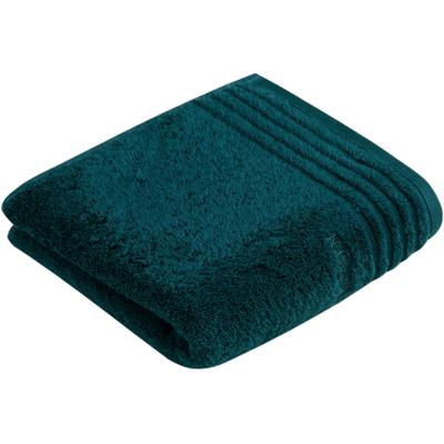 Handtuch VOSSEN "Vienna Style Supersoft", blau (petrol), B:50cm L:100cm, Webfrottier, Baumwolle, Handtücher (Packung), Supersoft Baumwolle Image
