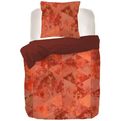 Bettwäsche KAYORI "Shiritsu", orange, B/L: 135cm x 200cm, , Mako-Satin, B/L: 80cm x 80cm, Mako-Satin, Obermaterial: 100% Baumwolle, Bettwäsche, 100% reiner Bio-Baumwoll-Satin Image