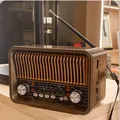 Radio retrò portatile Mini ricevitore radio FM/AM/SW Altoparlante Bluetooth vintage con torcia a LED Suuport Scheda TF USB AUX Play
