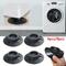 Floor Mat Washing Machine Feet Pads Non Slip Shock Proof Furniture Elasticity Black Rubber Protectors 1/4/8Pcs