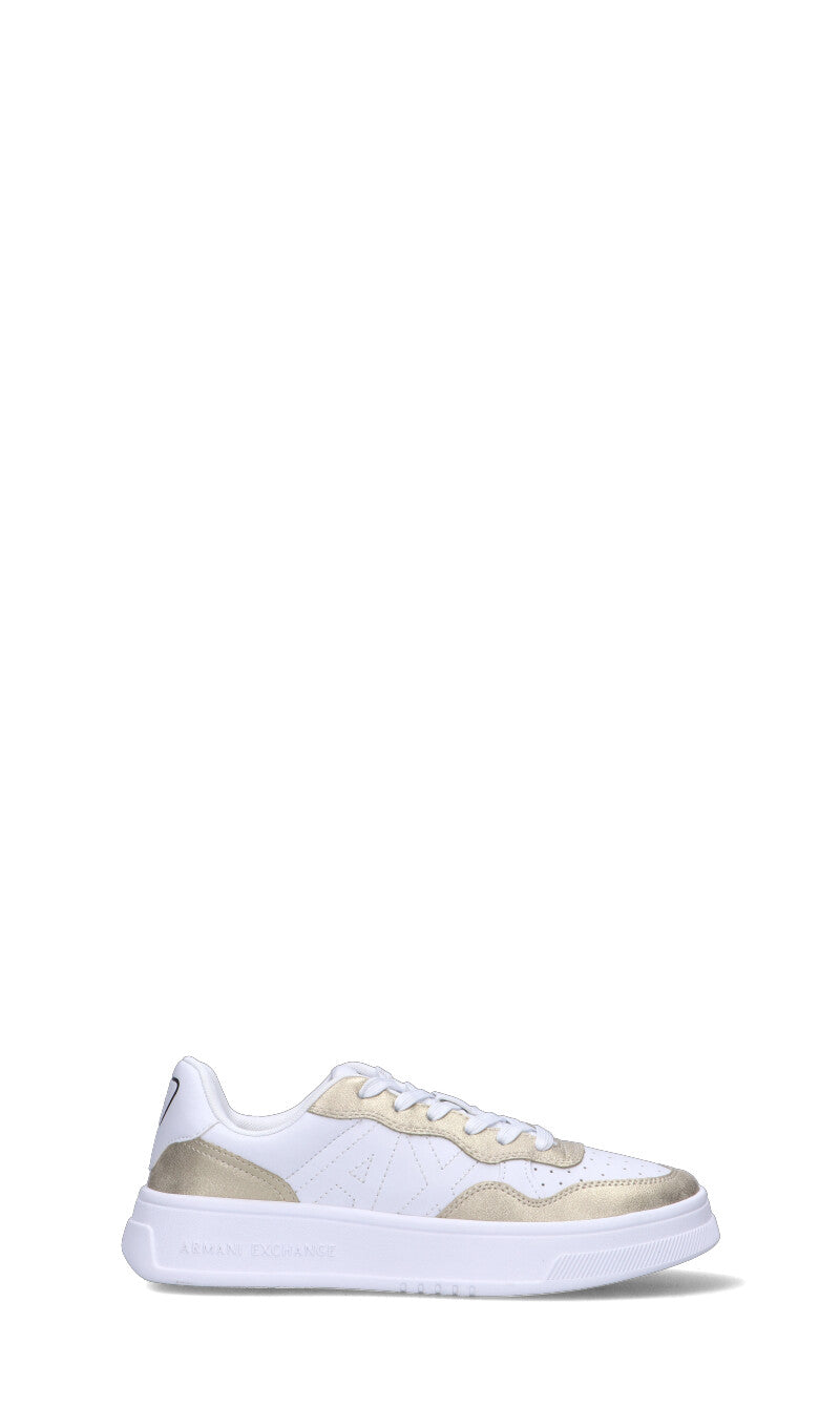 ARMANI EXCHANGE Sneaker donna bianca/oro