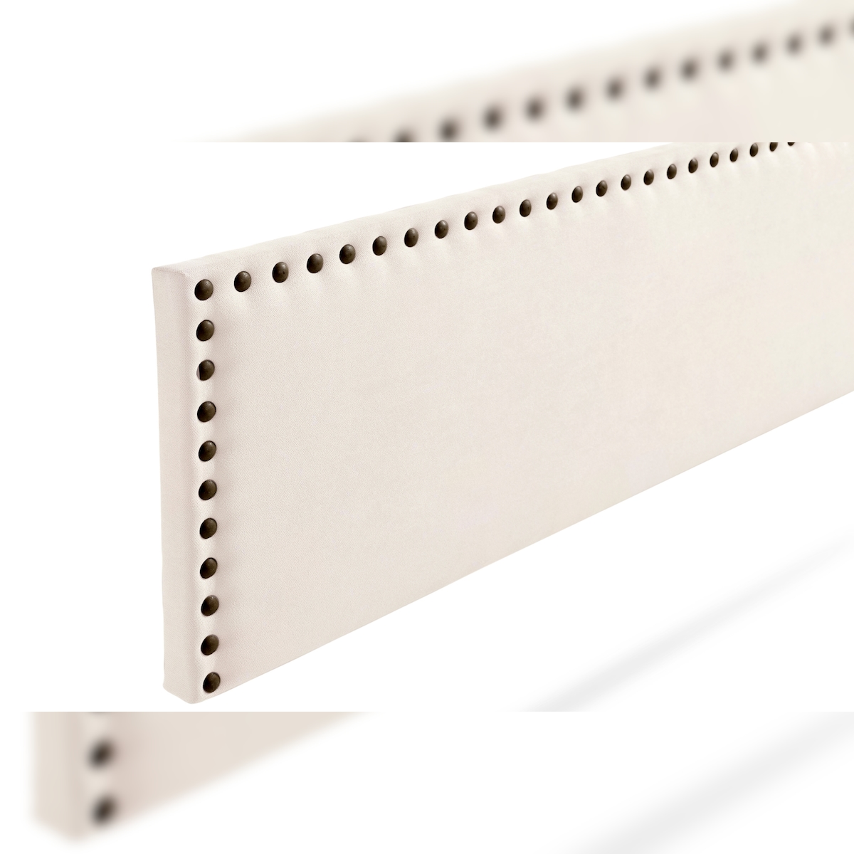 Gepolstertes Kopfteil MODENA Aqualine 90x55x8 cm - Beige - Moonia Image