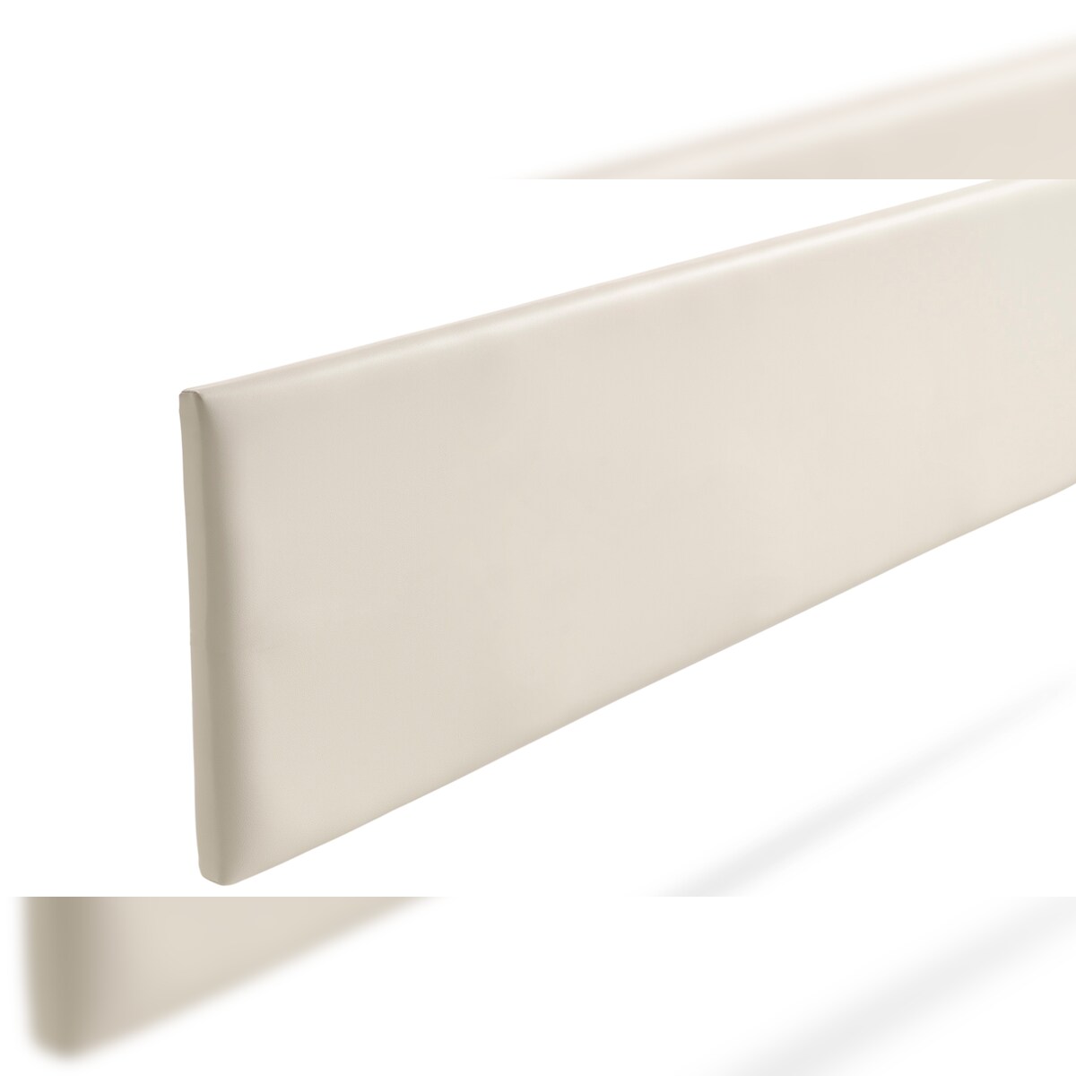 Gepolstertes Kopfteil NOVA Kunstleder 90x50x5 cm - Eierschale - Moonia Image