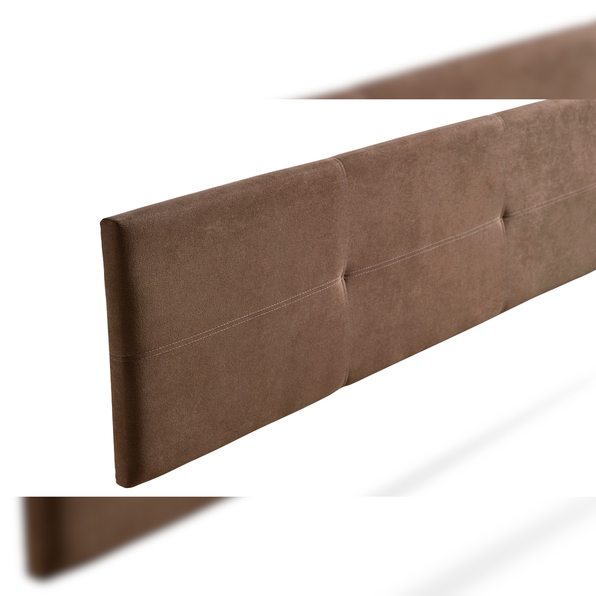 Gepolstertes Kopfteil ALMA Aqualine 170x50x5 cm - Schokolade - Moonia Image