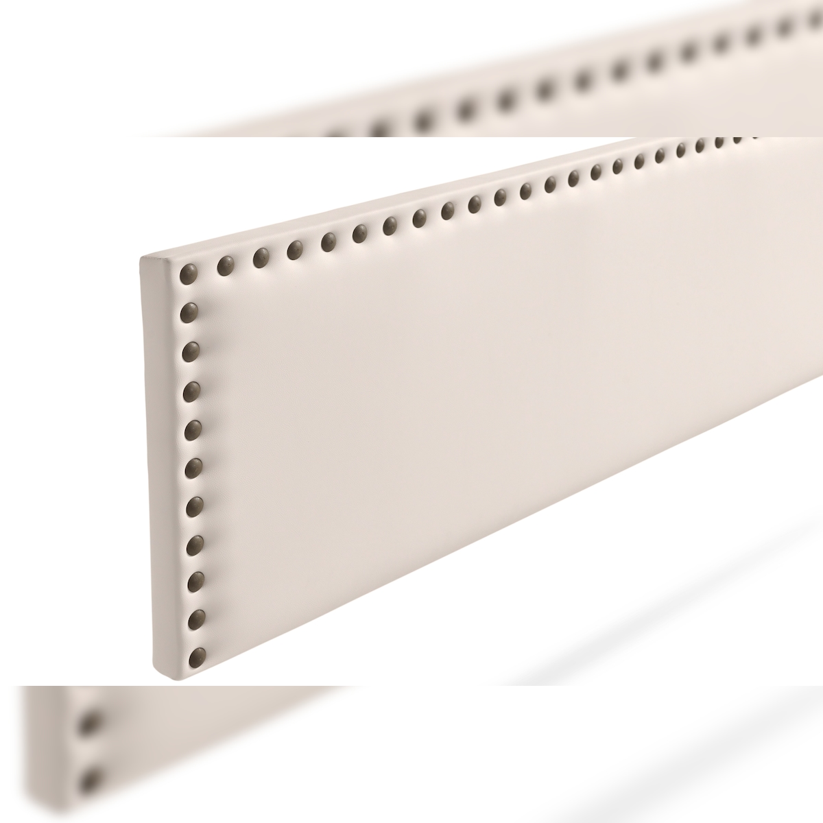 Gepolstertes Kopfteil MODENA Kunstleder 160x55x8 cm - Beige - Moonia Image