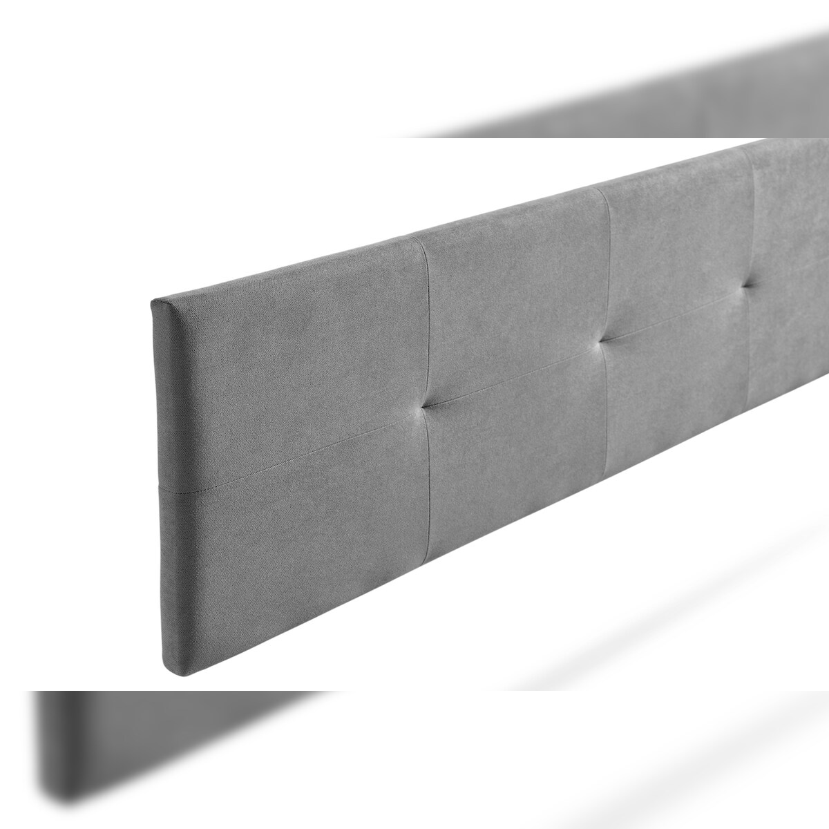 Gepolstertes Kopfteil ALTEA Aqualine 160x50x5 cm - Hellgrau - Moonia Image