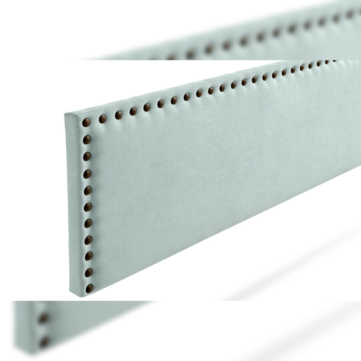 Gepolstertes Kopfteil MODENA Aqualine 160x55x8 cm - Wassergrün - Moonia Image