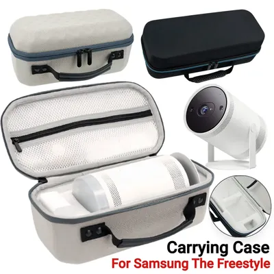 Portable Carrying Case For Samsung The Freestyle Zipper Hard Travel Carry Case Projector Storage Bag