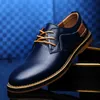 Echtes Leder-Kleiderschuhe für Herren, klassische Schnürschuhe für den Winter, Frühling, Büro, Wanderschuhe, große Größe 46, 47, 48, formelle Business-Schuhe