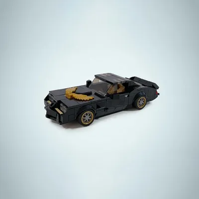 350PCS MOC Firebird Trans Am Speed Champions Super Sports Cars Building Blocks Model Bricks Set Kids Image