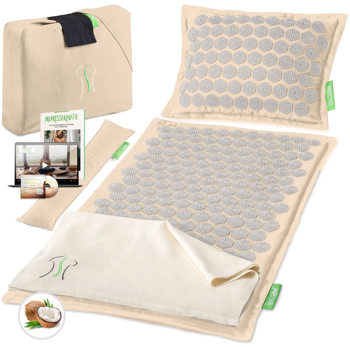BACKLAxx® Set di tappetini per agopressione 'Originale' 1 St