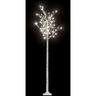 Sapin de Noël 200 led blanc froid Saule 2,2 m Int/Ext Vidaxl Blanc froid