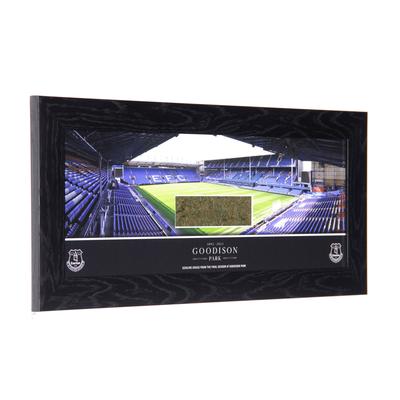 Everton Goodison Park gerahmter Rasen – 20 Zoll Panorama Image
