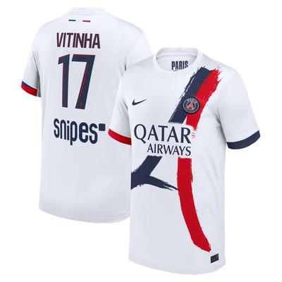 PSG Nike Stadium Auswärtstrikot 2025-26 - Kinder mit Aufdruck Vitinha 17 Image