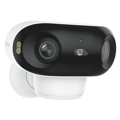 4K 8MP Akku 2,4/5GHz WiFi Überwachungskamera mit 180° Sichtfeld, Wi-Fi 6, Smarter Erkennung, ColorX Image