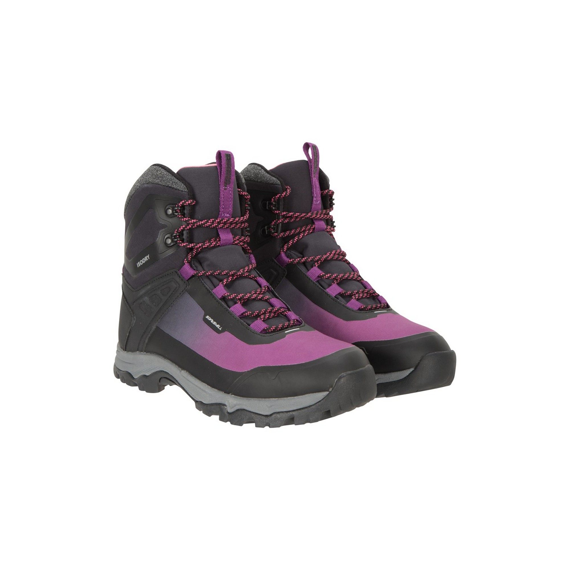 Mountain Warehouse - Bottes POLAR - Femme (Noir / Violet)