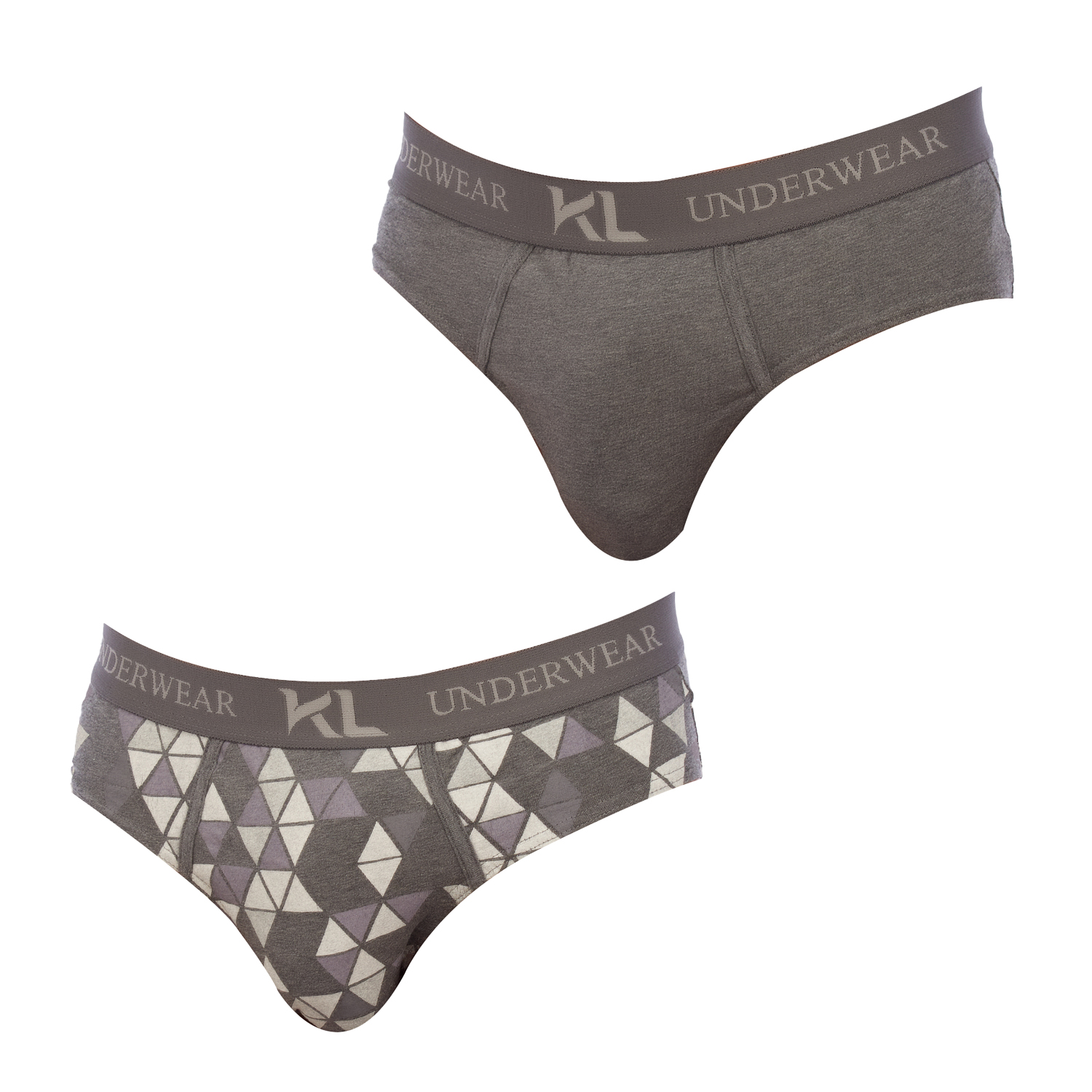 Pack-2 Basic Slips aus atmungsaktivem Stoff KLS2 für Herren Image