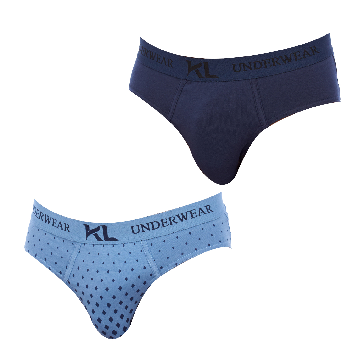 Pack-2 Basic Slips aus atmungsaktivem Stoff KLS2 für Herren Image