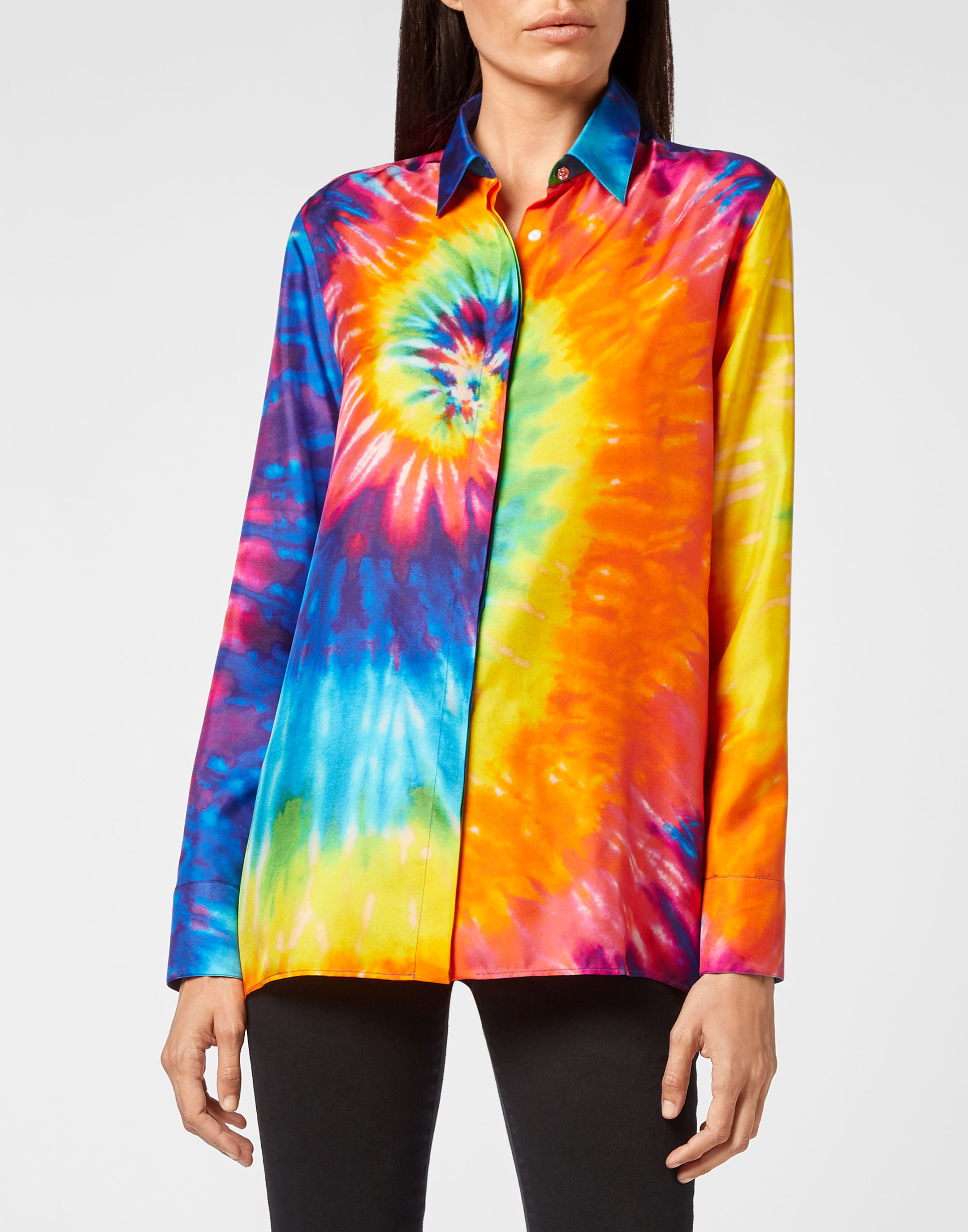 Hemdbluse Tie Dye Image