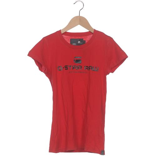 G Star RAW Damen T-Shirt, Gr. 36, rot, Baumwolle