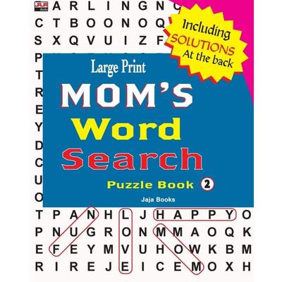 TEMU Large Print Word Search Puzzle Book For Mom, Vol. 2, English Edition, With Solutions, Createspace, For 2018-07-25